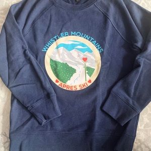 Whistler Mountain JCrew XS pullover sweatshirt